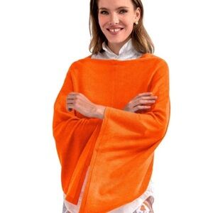 New with tags/ Gretchen Scott Designs Bright Orange Poncho